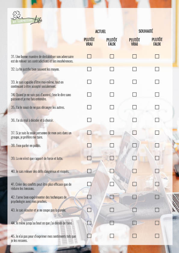 Test Assertivité - MSL4
