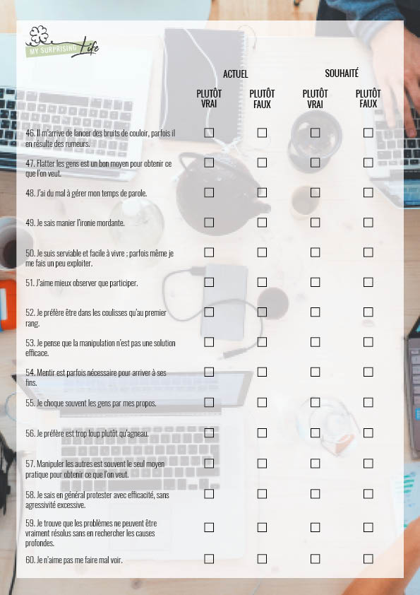 Test Assertivité - MSL5